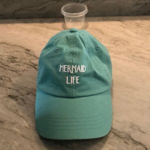 tillys light blue “mermaid life” hat